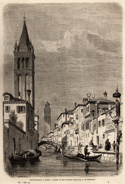 Rezonico Kanalı, Karl Girardet (1813-1871), Adalbert de Beaumont