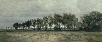 Ahşabın Kenarında (tuval üzerine yağlı boya) by Karl Heffner