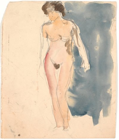 Ayakta kadın modeli by Karl Isakson