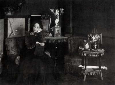 Vera Fyodorovna Komissarzhevskaya, Rus aktris, c1900 by Karl Karlovich Bulla