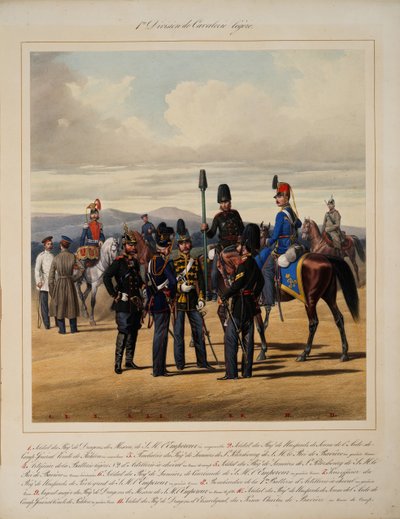 Birinci Hafif Süvari Tümeni, 1867 by Karl Karlovich Piratsky