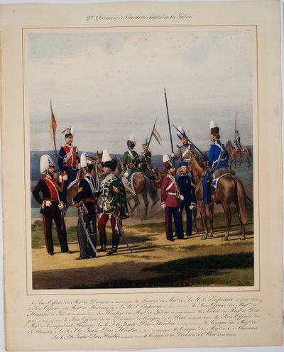 2. Muhafız Süvari Tümeni, 1867 by Karl Karlovich Piratsky