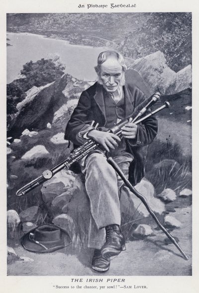 İrlandalı Piper (s/b fotoğraf) by Karl Karlovich Piratsky