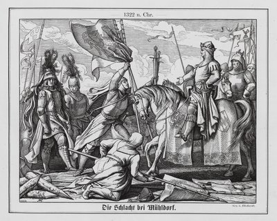 Muhldorf Savaşı by Karl Ludwig Adolf Ehrhardt
