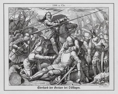 Eberhard II, Wurttemberg Kontu, Doffingen Muharebesi