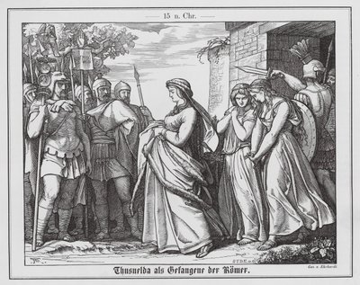 Thusnelda Roma esaretinde by Karl Ludwig Adolf Ehrhardt