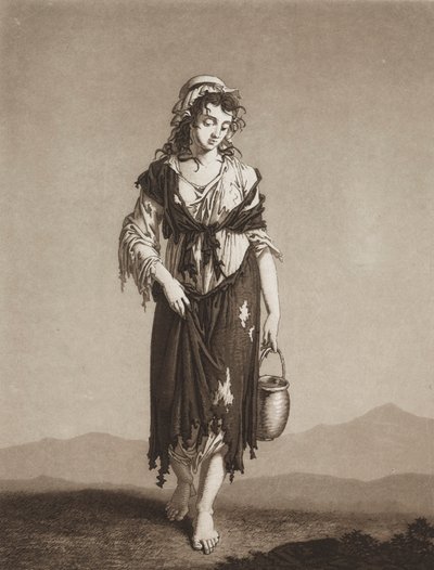 Genç Dilenciler, c. 1800. by Karl Ludwig Bernhard Buchhorn