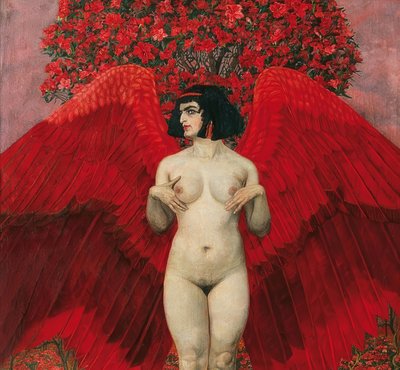 Kırmızı melek. 1902 by Karl Mediz
