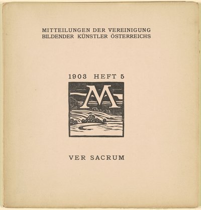 Ver Sacrum [6. yıl, sayı 5, Mart 1903] by Karl Muller
