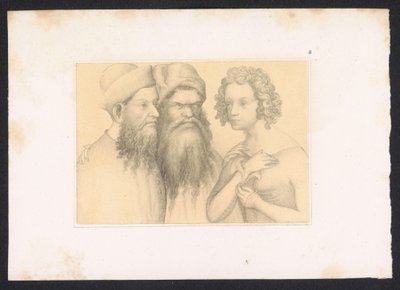 Susanna en de ouderen 15. yüzyıldan kalma bir Hollandalı usta tarafından tasarımlar ve çalışmalar. Yüzyıl. Berlin Kraliyet Kütüphanesinde saklanan orijinallere dayanmaktadır (seri adı) by Karl Palzow