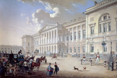 Mihaylovski Sarayı, St. Petersburg, 1832 by Karl Pavlovich Beggrov