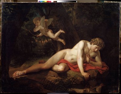 Karl Pavlovich Briullov (Bryullov) (1799-1852) 1819 Devlet Rus Müzesi, Saint Petersburg ""Nergis"" tablosu by Karl Pavlovich Bryullov