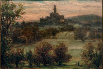 Kronberg manzaralı manzara by Karl Peter Burnitz