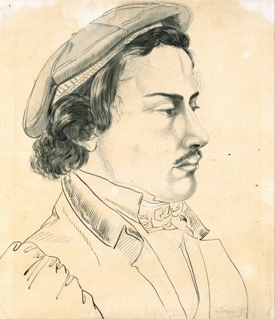 Bir Öğrenci Portresi by Karl Philipp Fohr