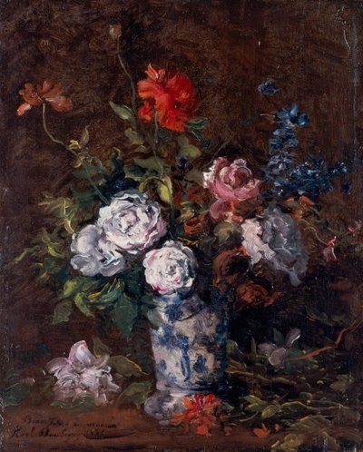 Çiçek demeti by Karl Pierre Daubigny