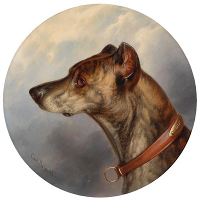 Köpek portresi by Karl Reichert