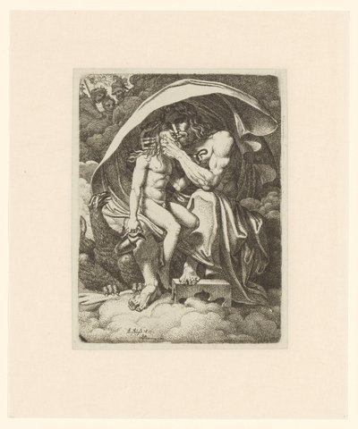 Jüpiter ve Ganymede by Karl Russ