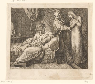 Sara, Hagar'ı Abraham Ideas ile tanıştırıyor (dizi başlığı) by Karl Russ