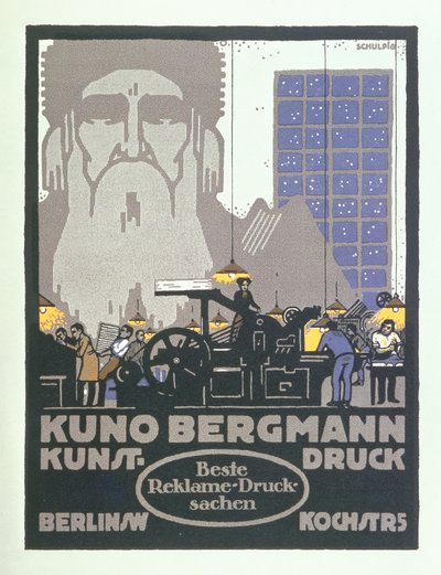 alman endüstriyel reklam by Karl Schulpig
