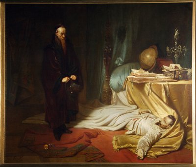 Baptiste Seni, Wallenstein'ın Ölü Bedeni, Friedrich Schiller'in Wallenstein üçlemesinden by Karl Theodor von Piloty