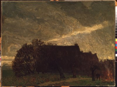 "Sonbaharda bir köy" (Sonbaharda bir köy) Karl Wendel
