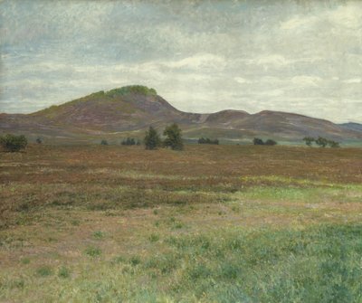 Harburg yakınlarındaki manzara (tuval üzerine yağlı boya) by Karl Wilhelm Arthur Illies