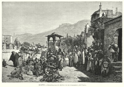 Bir mezarlıkta tarihlerin dağılımı, Kahire, Mısır (litto) by Karl Wilhelm Gentz