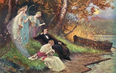 Schumann ve İlham Perileri by Karl or Carl the Younger Schweninger