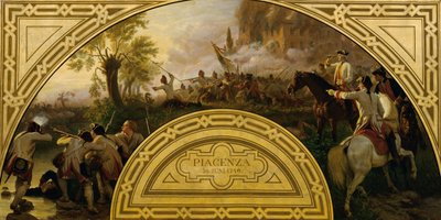 Piacenza Savaşı 1746 by Karl von Blaas