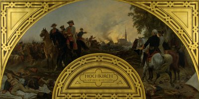 1758'de Hochkirch yakınlarındaki baskın by Karl von Blaas