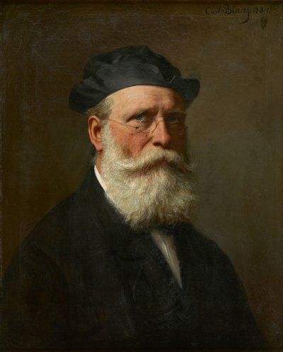 kendi kendine portre by Karl von Blaas