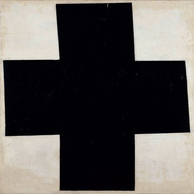 Kara Haç Croix noire, 1915. by Kazimir Severinovich Malevich