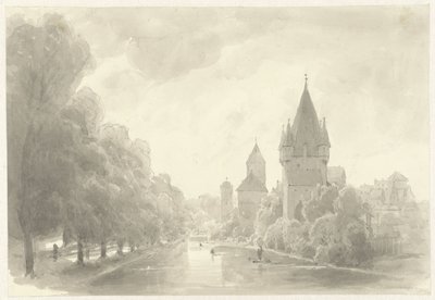Kuleleri olan şehir duvarı by Kasparus Karsen (possibly)