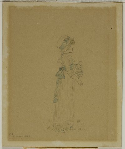 kedi ile kız by Kate Greenaway