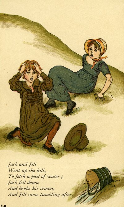 Jack ve Jill resimli by Kate Greenaway