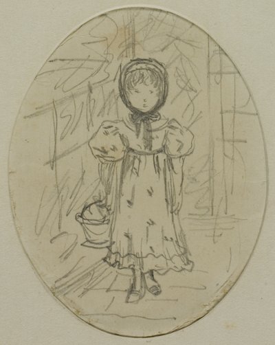 Bahçedeki Küçük Kız by Kate Greenaway