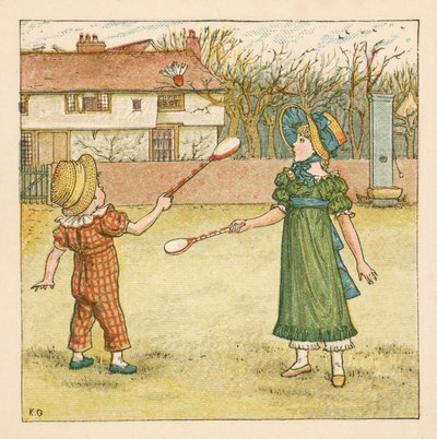 raketle oynamak by Kate Greenaway