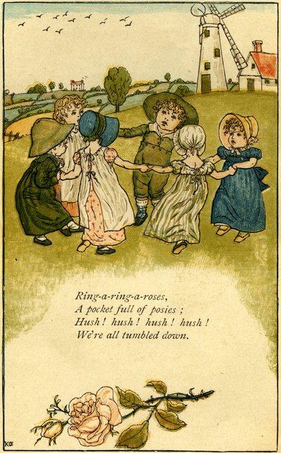 Kate Greenaway tarafından yüzük-a-güller by Kate Greenaway