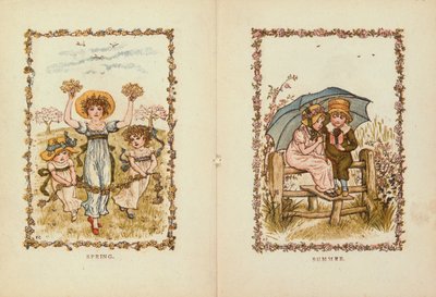 İlkbahar ve Yaz, 19. yüzyıl by Kate Greenaway