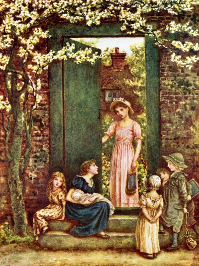 Açık kapı, Kate Greenaway by Kate Greenaway