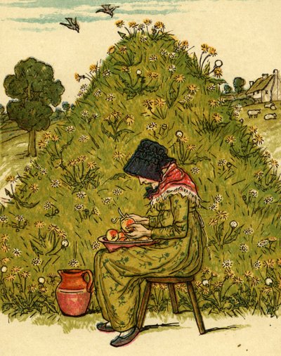 eski biri vardı by Kate Greenaway