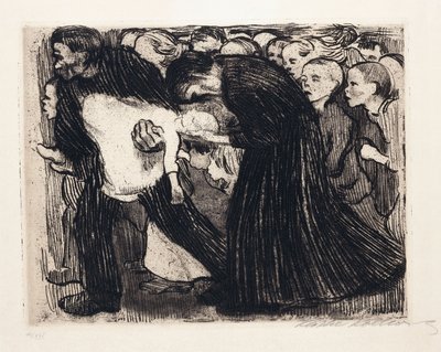 Koşmak; Überfahren, 1910 by Käthe Kollwitz