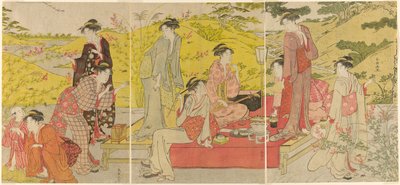 Piknik partisi yapın by Katsukawa Shuncho
