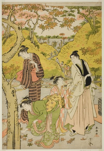 Sonbaharda Piknik by Katsukawa Shuncho