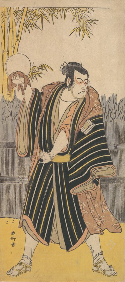 Kabuki a c ve r Ichikawa Dan Juro V, ya da? 1788-90. by Katsukawa Shunko