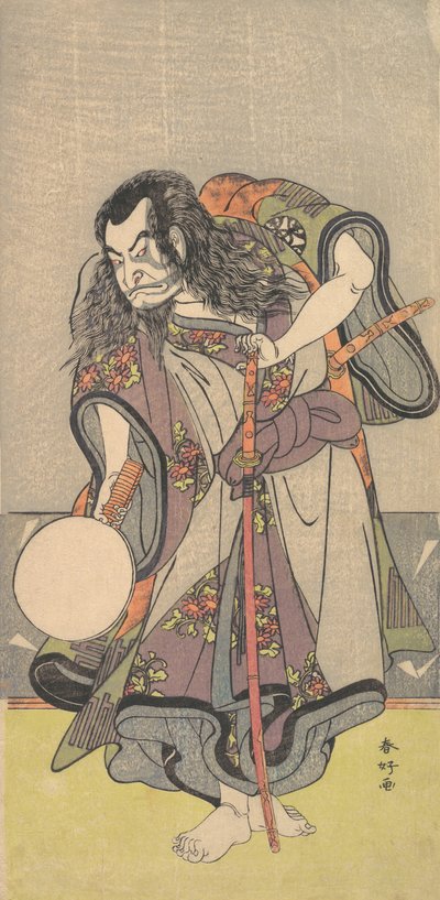 Bir Samuray olarak İlk Nakamura Nakazo, M.Ö. 1780. by Katsukawa Shunko