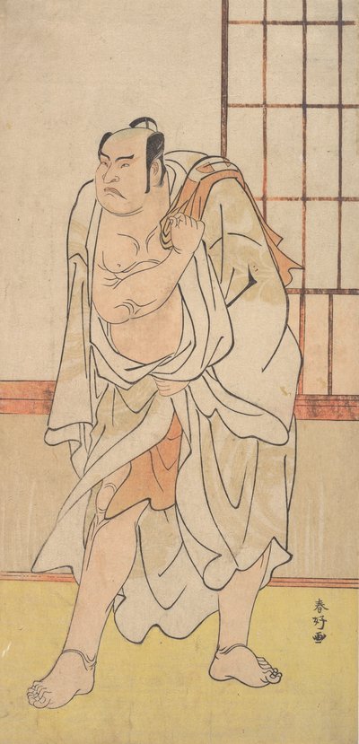 Bir Güreşçi Olarak Üçüncü Otani Hiroji, M.Ö. 1790. by Katsukawa Shunko