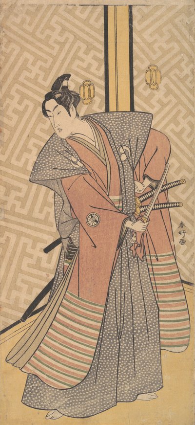 Oboshi Rikiya'nın Rolündeki Üçüncü Segawa Kikunojo, 1787. by Katsukawa Shunko