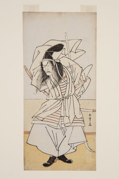 Akhtar Ichikao da büyük mü? VS Tomomori (Siyah Tahta Baskı) by Katsukawa Shunsho