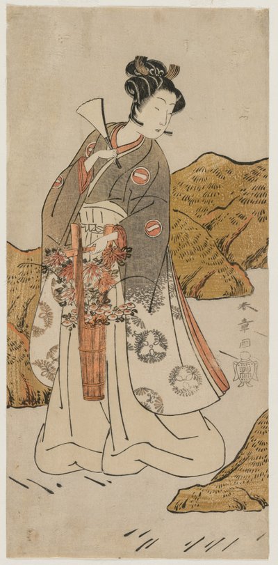 Bir Tapınak Sayfası olarak Ichikawa Monnosuke II, 1770